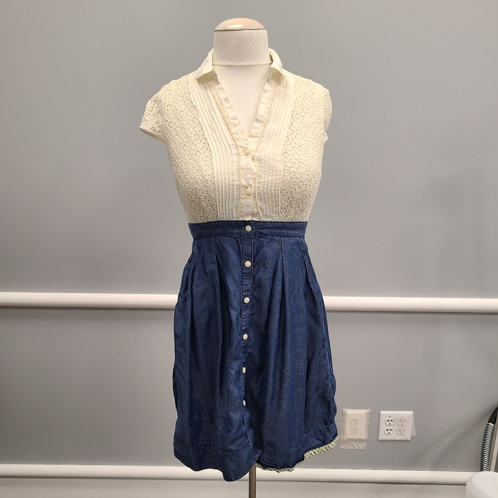 HD in Paris Chic Parisian Mini Dress Anthropolgie